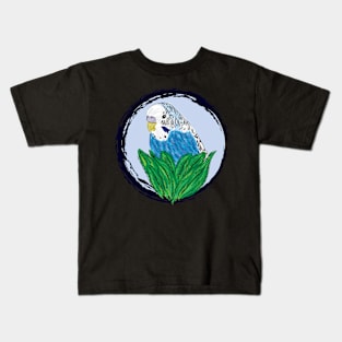 Nice Artwork showing a Blue Budgie VII Kids T-Shirt